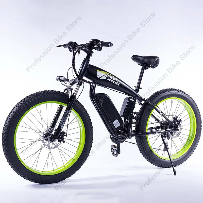 Online SMLRO S10 BULL Elektrische Bike 26 Zoll Rad 750W 48V 18AH Lithium-Batterie E-Bike Elektromobil Mobilität Berg Fett Fahrrad