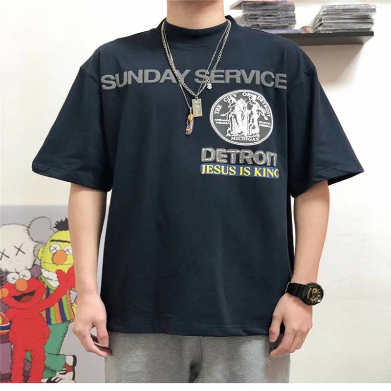 

2021 new CPFM European and American high street fashion brand FOG loose 1; 1 T-shirt with the same style for men and women