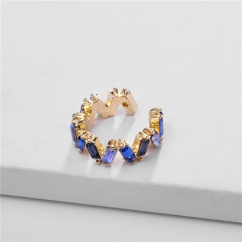 

Joolim Colorful Glass Clip On Earring Rainbow Earrings Wholesale