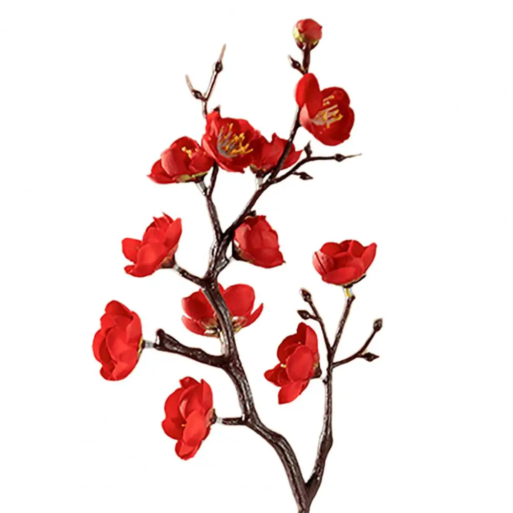 

Artificial Plum Blossom Simulation Plant Wedding Office Silk Flower Bouquet Photo Props Decoration