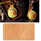 Пасхальные Куриные высекальные деревянные штампы, YY1050 подходят для стандартных высекальных машин на рынке