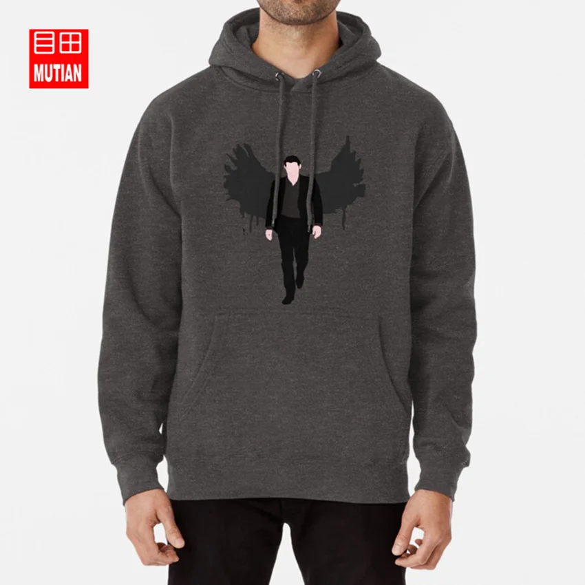 Lucifer Morningstar толстовки lucifer deckerstar chlucifer lux maze tom ellis lucifer tv - Цвет: darkgrey-hoodie