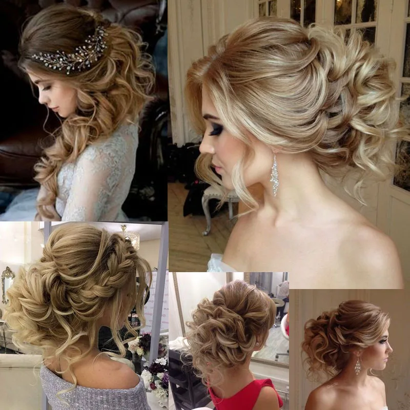 AILIADE синтетические волосы шиньоны Резинка для волос обтянутая тканью Лента