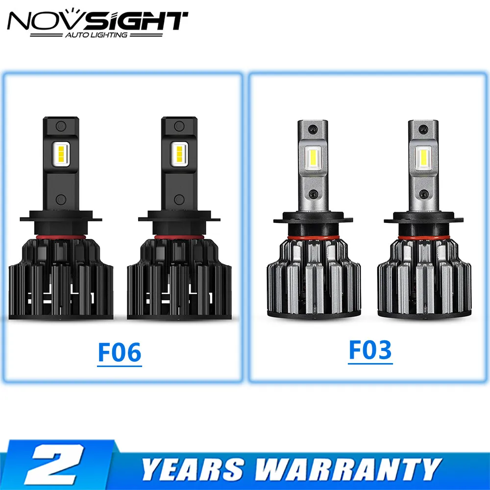 

NOVSIGHT Led Car Headlight Bulb H7 H4 H11 H8 H9 9005 9006 Decoder Car Light 100W 20000LM/90W 15000LM 6000K White Car Accessories