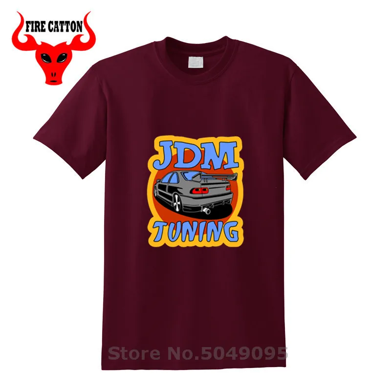 2019 Новое поступление JDM тюнинговая футболка с автомобилем для мужчин лучший