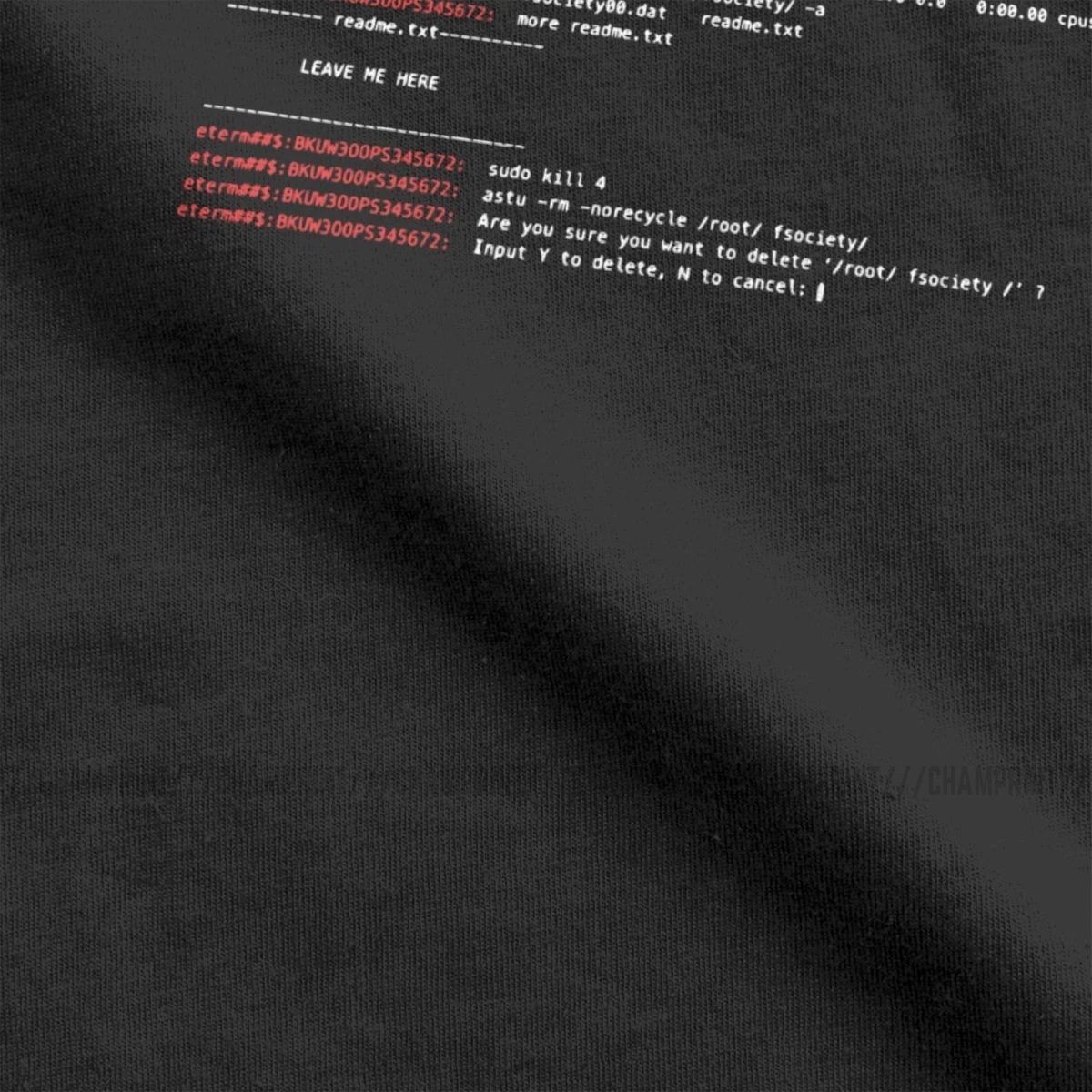 Мужская футболка Mr Robot с программатором Arch Linux круглым вырезом для отдыха и работы