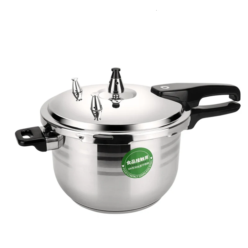 

Thickend 304 stainless steel pressure cooker explosion-proof gas electromagnetic furnace small press cooking soup pot stewpan