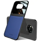 Кожаный чехол с текстурой для xiaomi POCO X3 NFC, чехол для xiaomi POCOX3 X 3 POCOX 3 POCOX3, силиконовый чехол-бампер, чехол для xiomi POCO X3