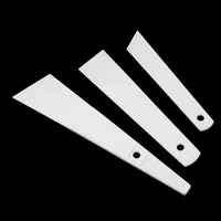miusie gumming board white plastic leather scraper smear glue scraper leather craft tools 203040mm diy handmade