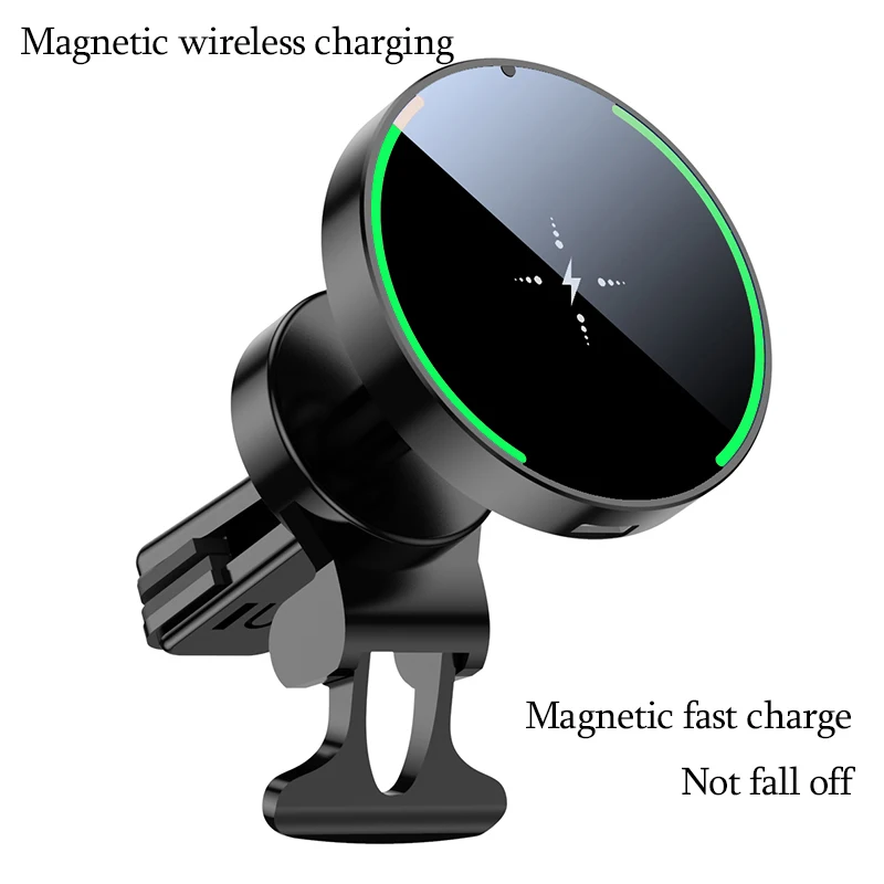 

For Magsafe Car Wireless Charger For iPhone 12 Mobile Phone Wireless Magnetizing Bracket 15W Mobile Phone Navigation Bracket