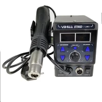 upgraded version smd soldering station double digital display cool hot air gun soldering iron rework station 2 in 1 yihua8786d i