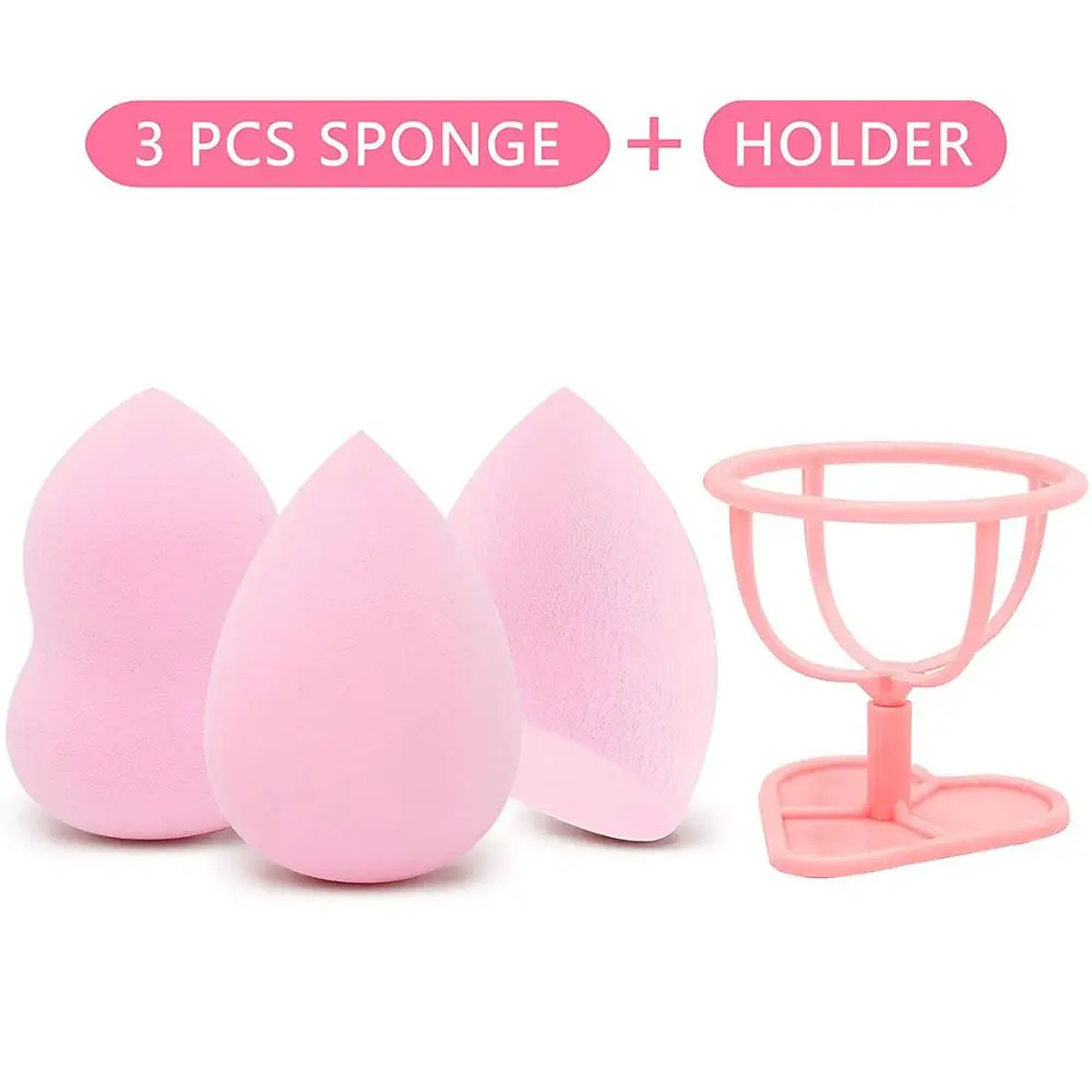 

Ryalan 3 набор кистей для макияжа из пористого материала, украшенные Красота блендер набор держателей для блендер Красота тональная губка муль...