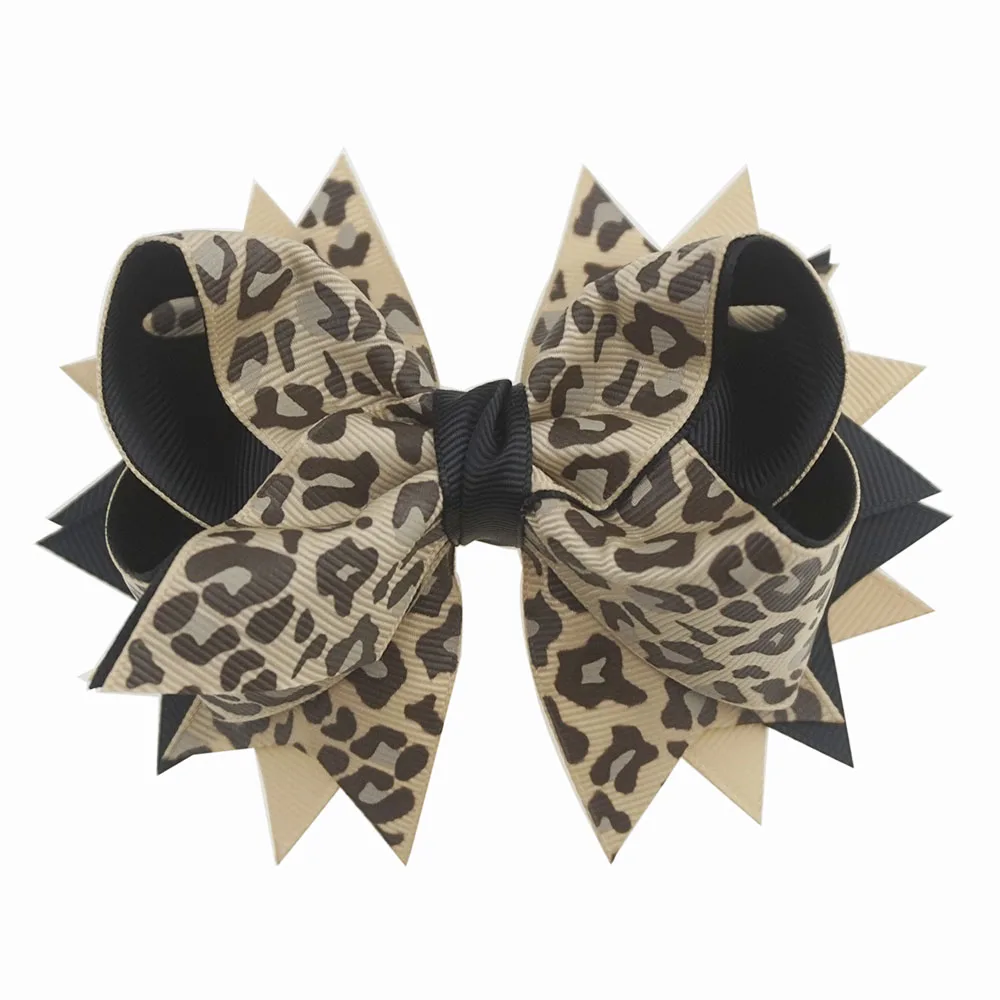 1 шт. 5 дюймов женские банты для волос 4 июля бутиковая лента модные Полиэстеровые