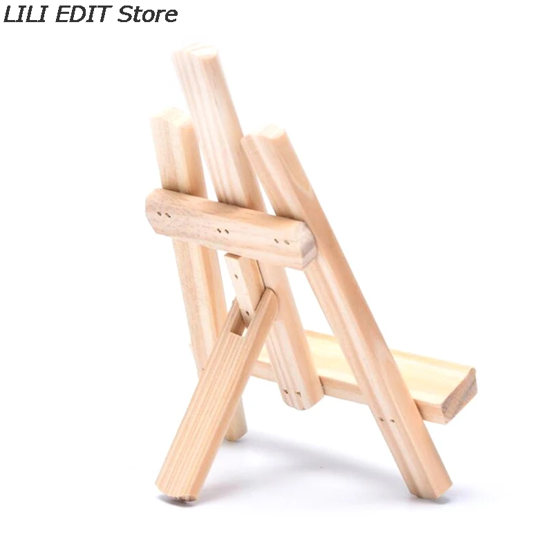 

New Pine Wood Oil Painting Easel 28cm X 21cm Smooth Desktop Photo Advertisement Exhibition Drawing Supplies Wooden Easels