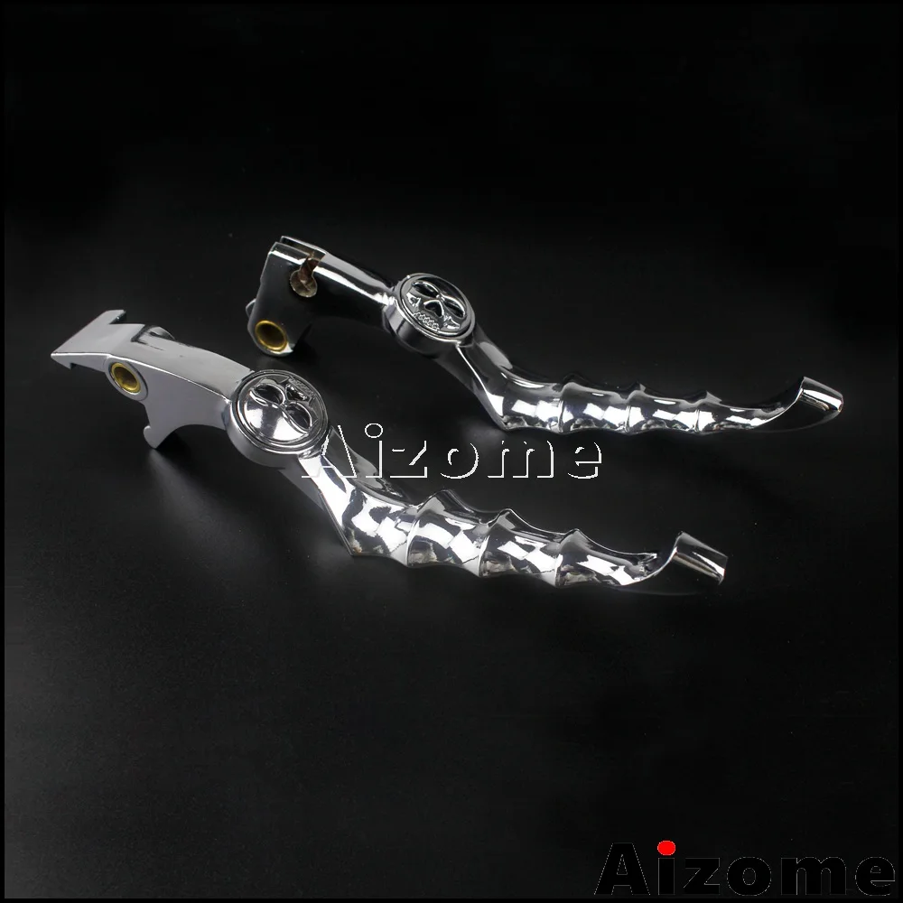Мотоцикл Алюминиевый Череп тормозной клатч ручные рычаги для Harley Sportster 2004-2015 48 72