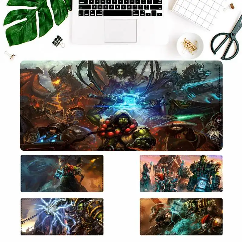 

Personalized World of Warcraft Thrall Gaming Mouse Pad Gamer Keyboard Maus Pad Desk Mouse Mat Game Accessories For Overwatch