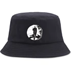 Панама Gojo juютсу Kaisen в японском стиле с героями аниме, Мужская модная пляжная шляпа от солнца, женская шляпа в стиле Боб, хип-хоп, Женская рыболовная Кепка