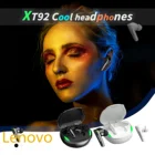 Беспроводные наушники Lenovo XT92New, игровая гарнитура с Bluetooth и микрофоном, с шумоподавлением и зарядным футляром, 2021