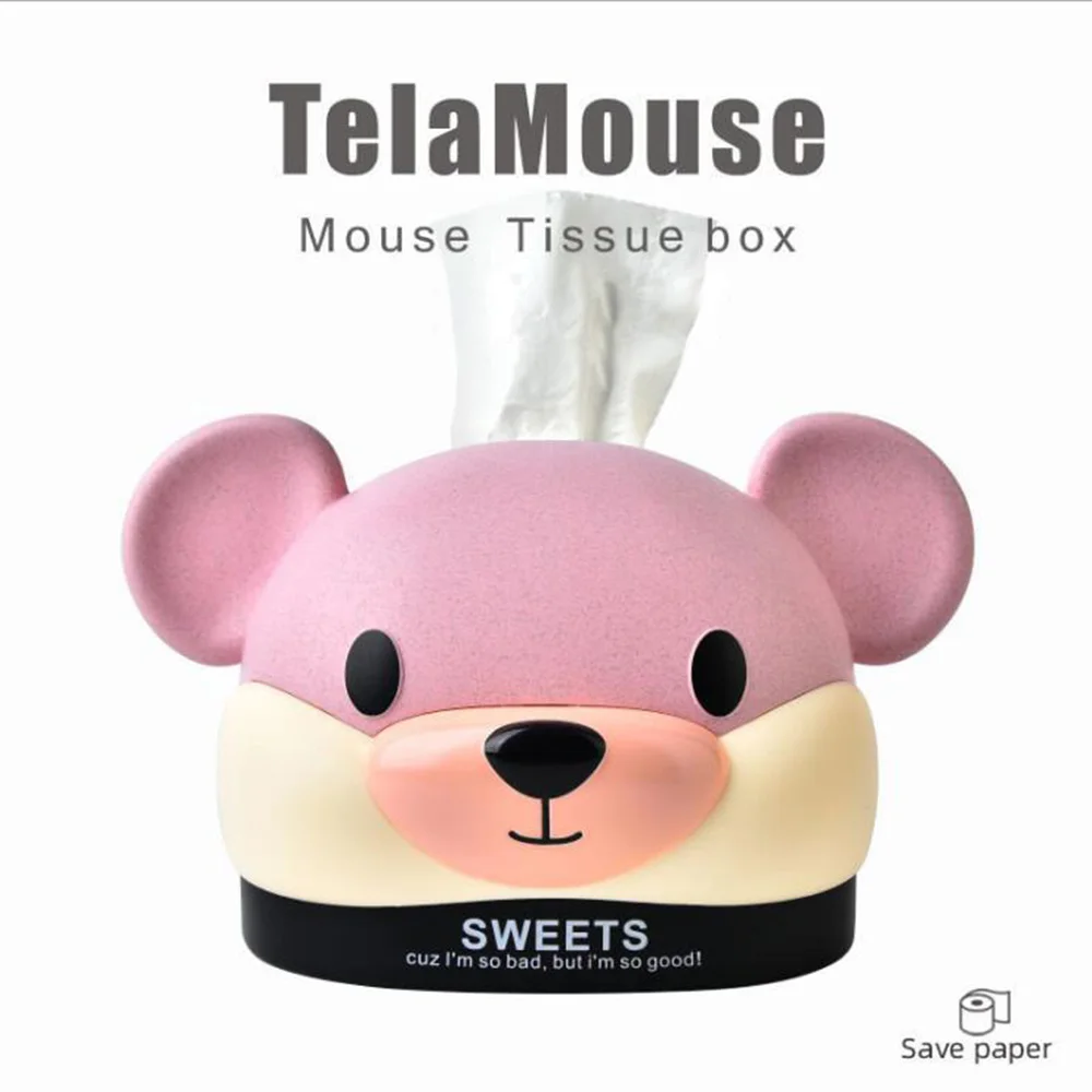 Креативная коробка для салфеток Настольный диспенсер держатель милый