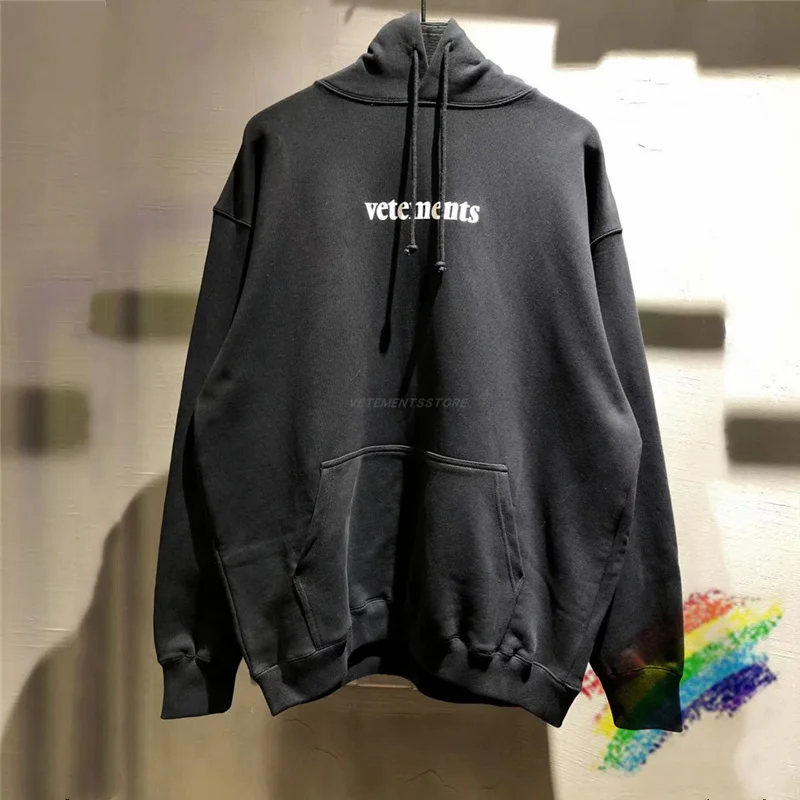 

2021fw Embroidered Vetements Hoodie Men Women 1:1 Best Quality VTM Pullover Hoody Big Tag Patch Vetements Sweatshirts