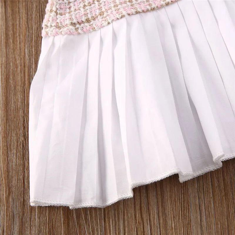 

Cute Girls Dress 2020 New Spring Girls Clothes Plaid Princess Dress Children Autumn Clothes Baby Girls Dresses Casual Wear 0-5Y