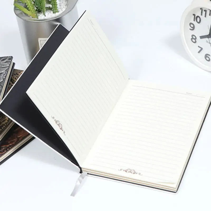 2021 новые творческие череп цветок тиснением A5 кожаный блокнот дневник