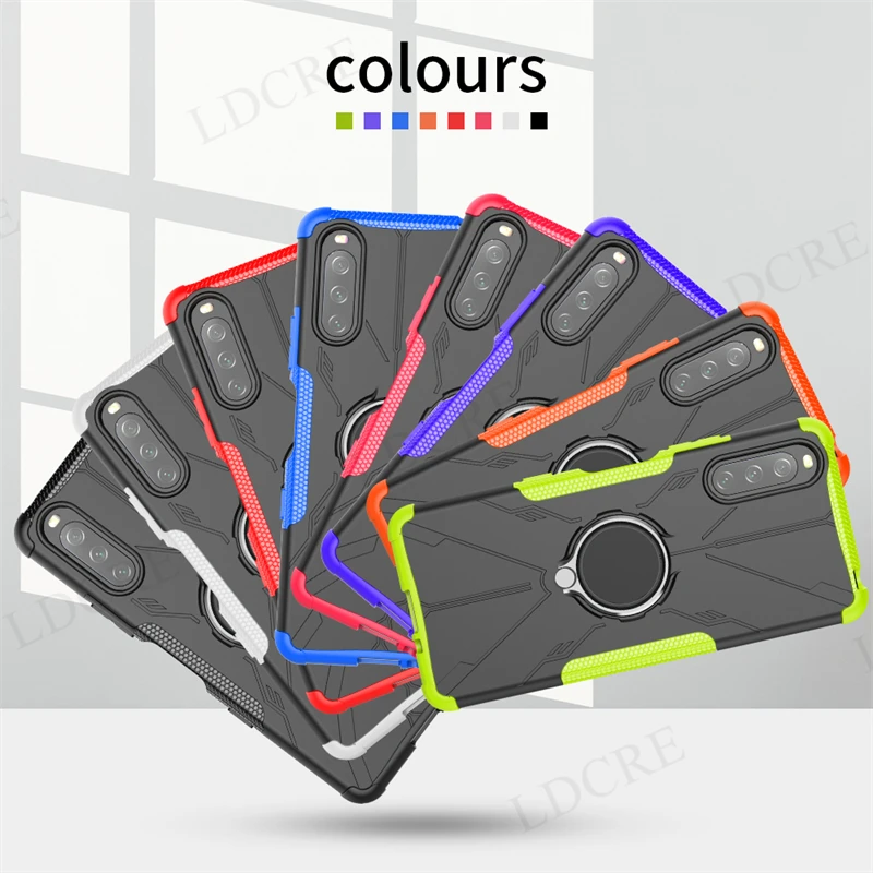 

For Motorola Moto G60 Case Heavy Duty Silicone Finger Ring Bracket Cover For Motorola Moto G60 Case for Moto G60 G50 G30 G20 G10