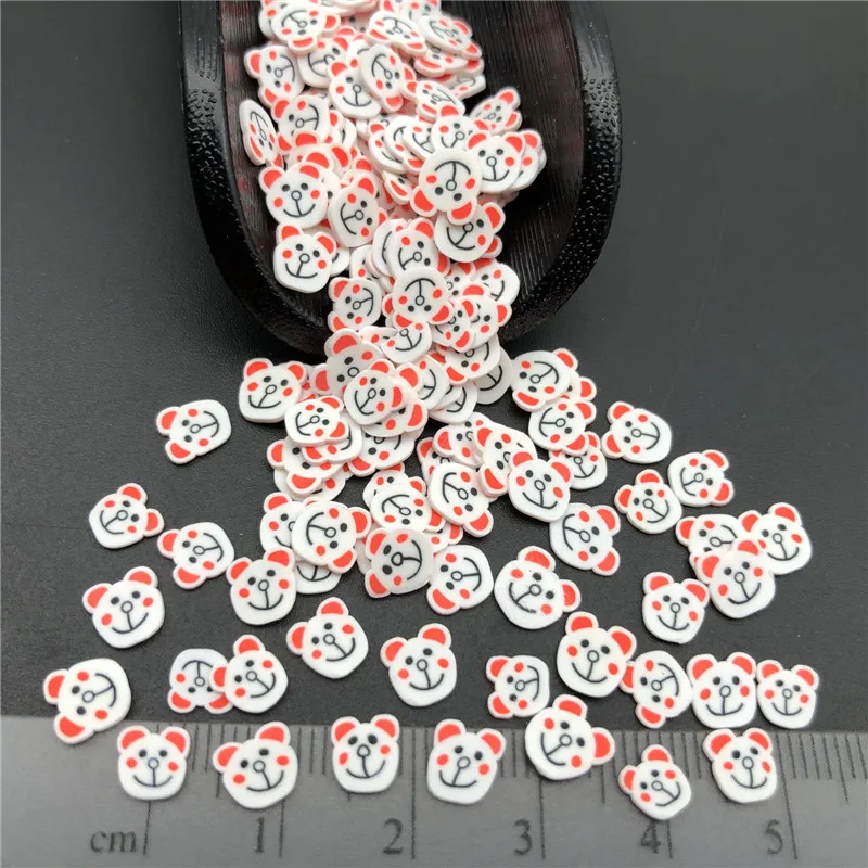 Полимерная глина в виде медведя 50 г для детского творчества мягкая рукоделия