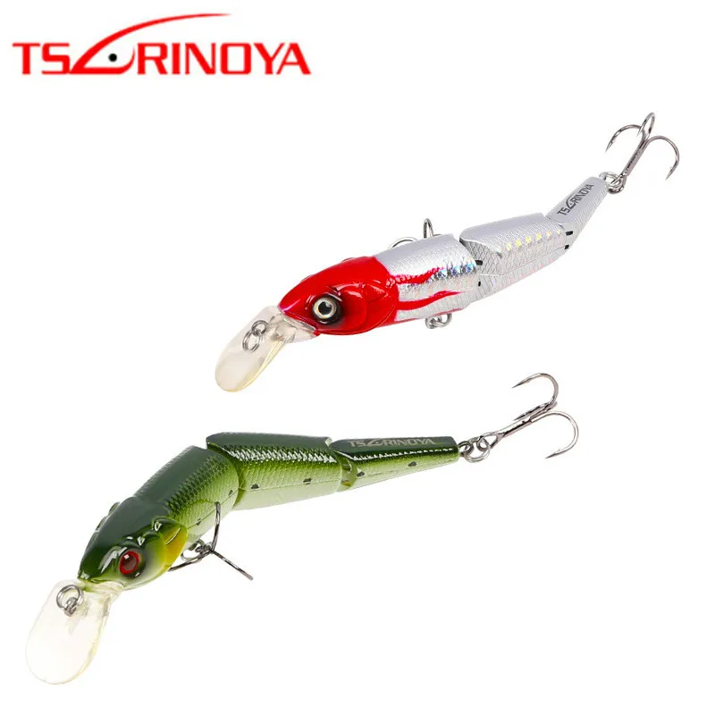 TSURINOYA для рыбалки шарнирная приманка 110 мм 13 г Minnow приманки Swimbait блесны