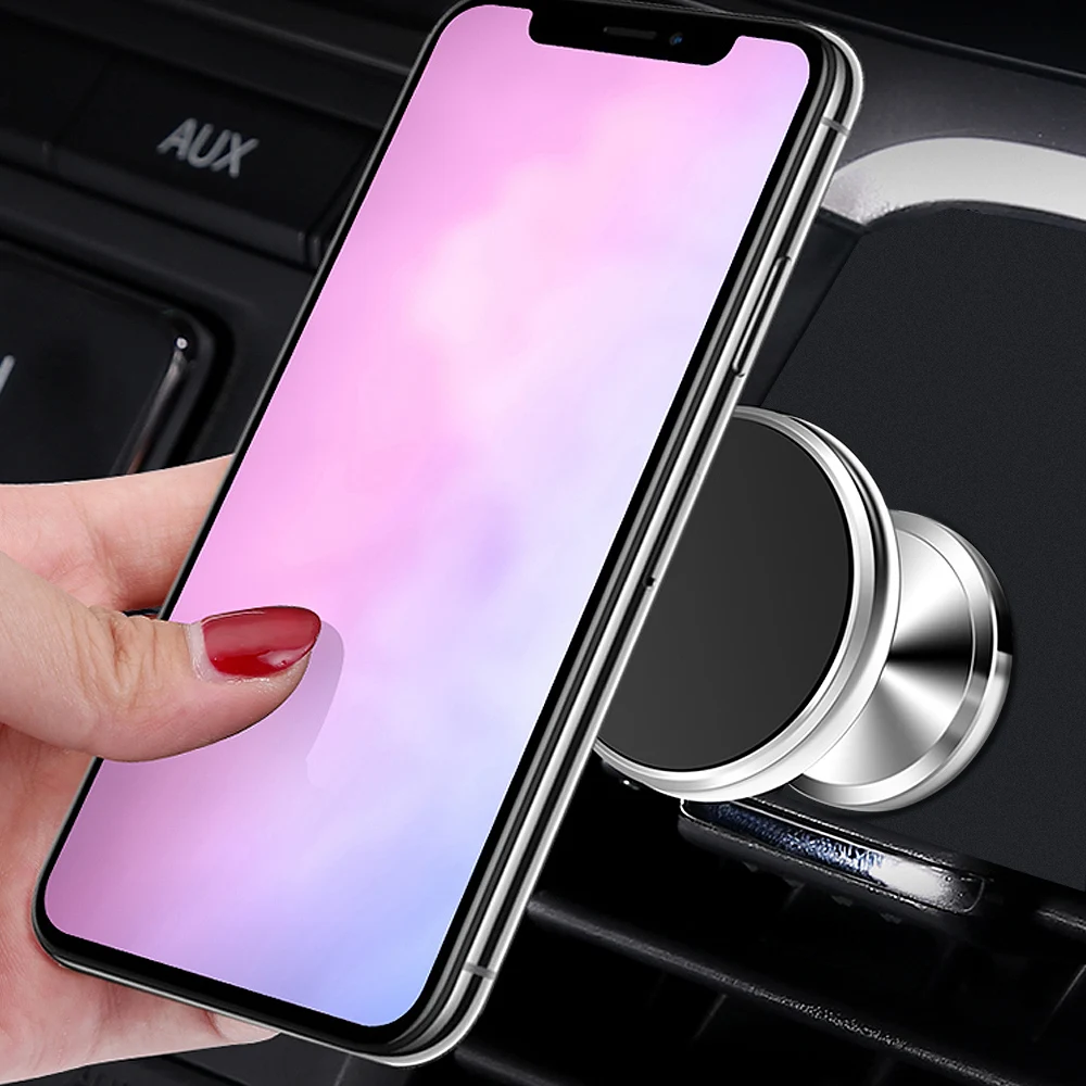 Магнитный автомобильный держатель для мобильного телефона с вентиляционным