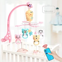 baby crib mobiles rattles music educational toys bed bell carousel for cots projection infant baby toy 0 12 months for newborns