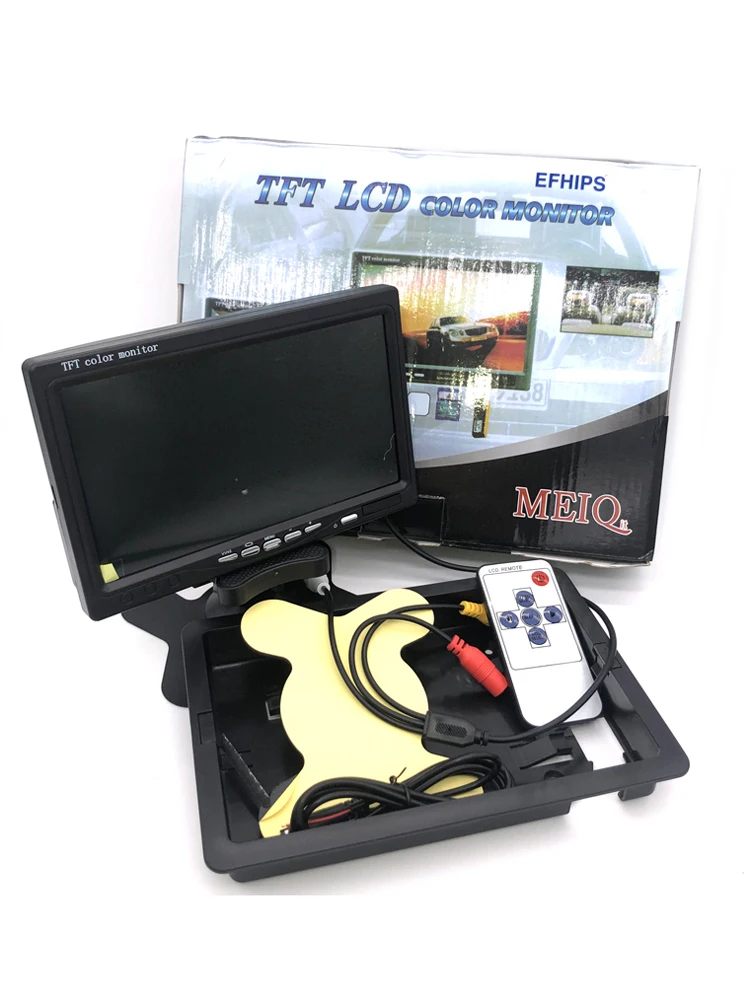 

7inch Car Monitors TFT LCD Car Rear View monitor Display Parking Rearview System For Backup Reverse Camera Support