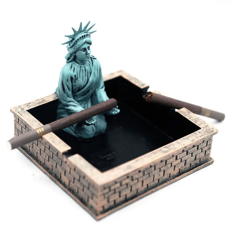

Statue Of Liberty brick wall ashtray resin handicraft furnishing articles