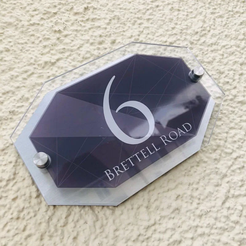 Акриловый Плакат из алюминиевого перспекса с пластиковым основанием для