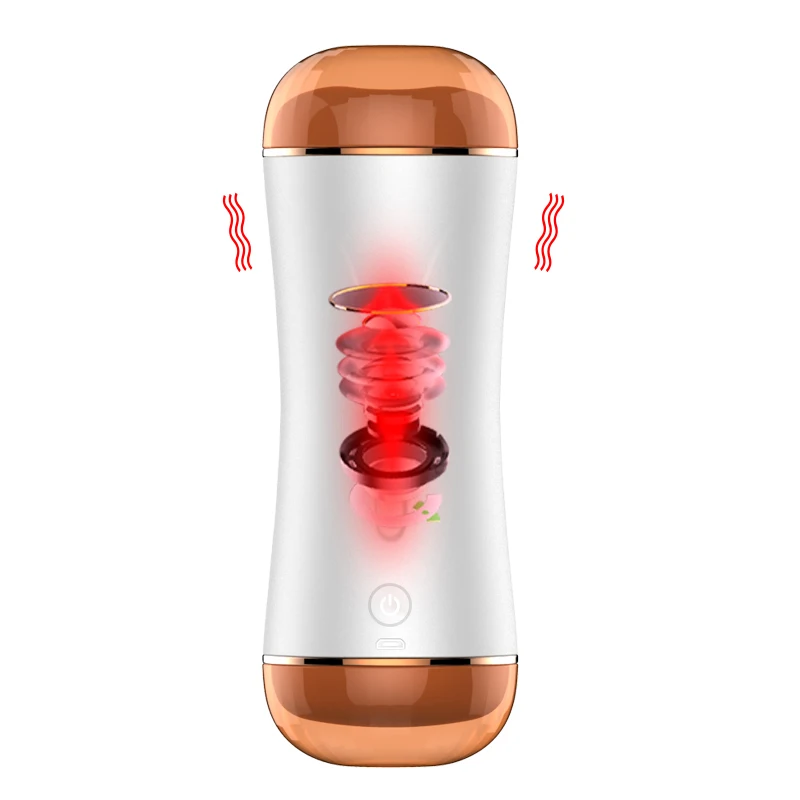 Fox Pressure Massage Vagina Electric Dual Channel Masturbation Cup Glans Stimulate Massager Sex Toys Adult Products For Men | Красота и