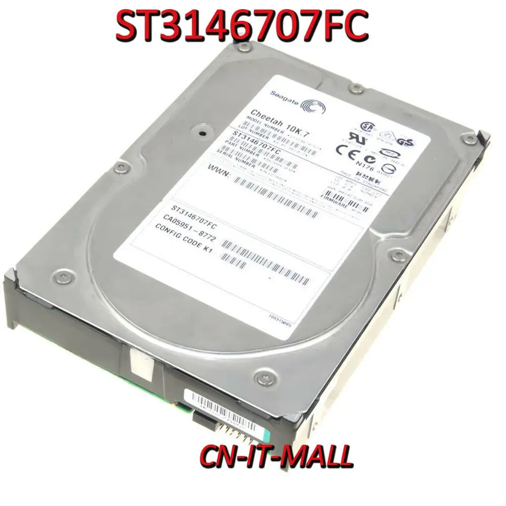 

Seagate Cheetah 10K.7 ST3146707FC 146GB 10000 RPM Fiber Channel 3.5" Internal Hard Drive