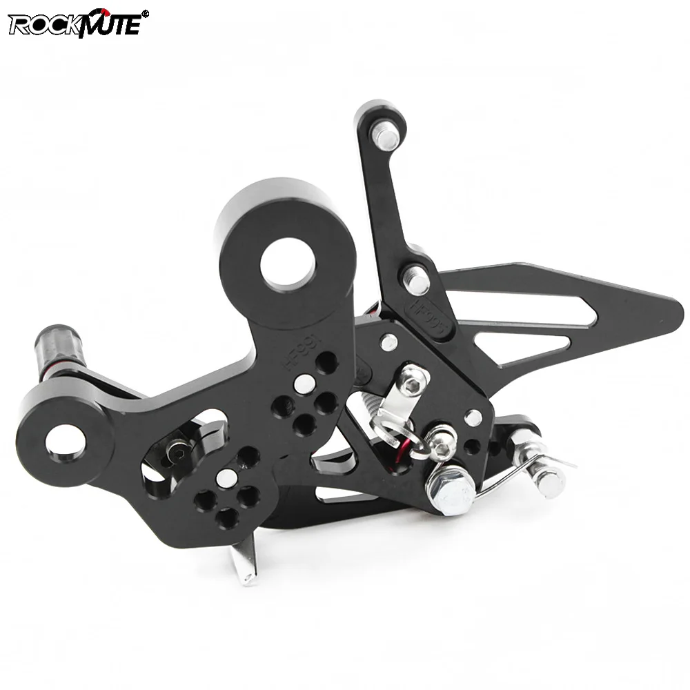 Мотоцикл Регулируемый Rider Rearset для Yamaha FZ-09 MT-09 2014-2018 MT09 FZ09 CNC алюминиевые подножки