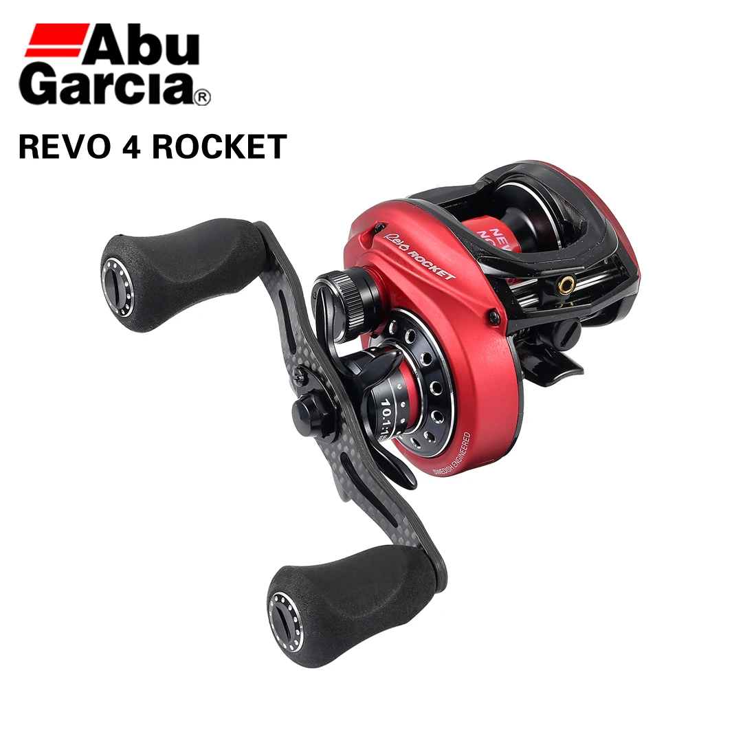 

ABU GARCIA REVO4 ROCKET The Fastest Ever Fishing Reel 10+1BB 10.1:1 Gear Ratio 8kg Max Drag Dual Brake System Baitcasting Reel