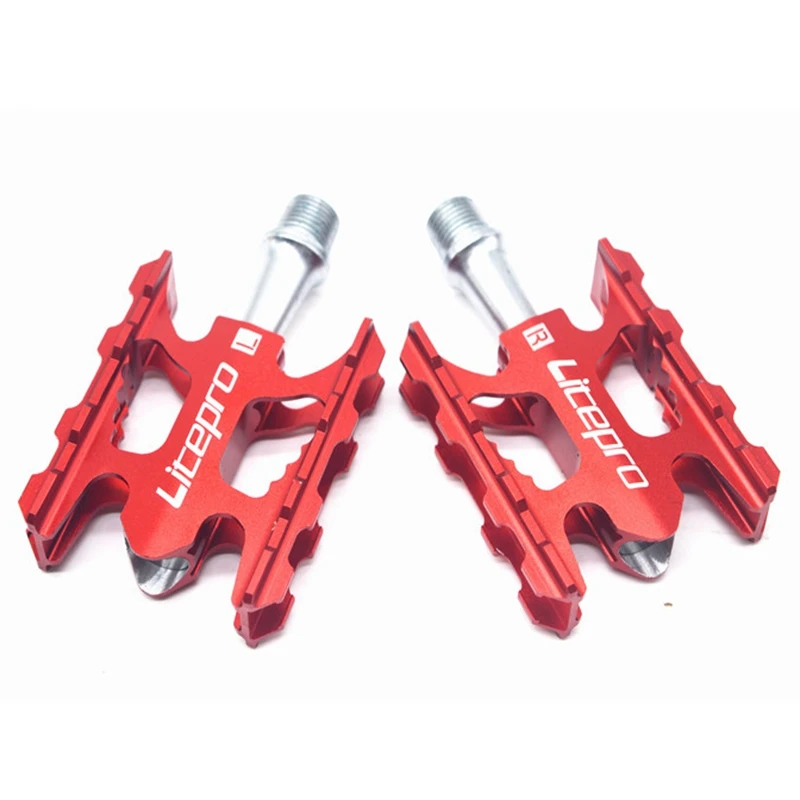 Litepro Bike Pedals Aluminum Alloy Ultralight Bearing Pedal K3 for Brompton Folding Mountain | Спорт и развлечения