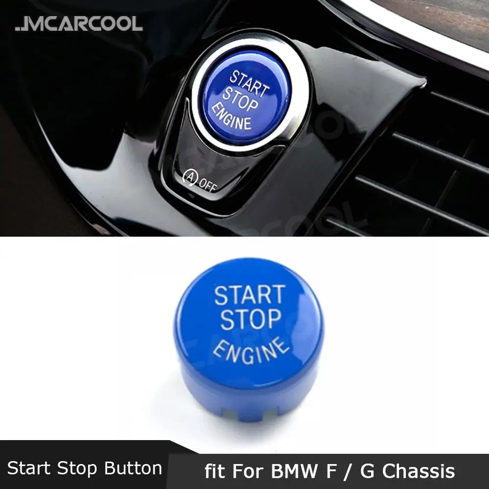 Для BMW F20 F22 F30 F32 X5 X6 G30 F01 F80 F82 кнопка запуска и остановки двигателя автомобиля