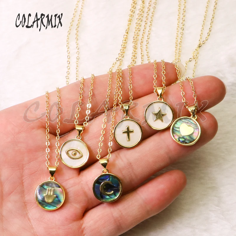 Очаровательное ожерелье из ракушек с морскими ушами модные ювелирные изделия