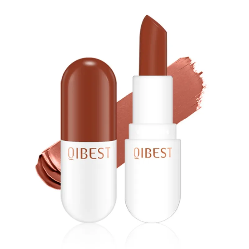 Набор из 3/6 шт. матовых красных помад с мини-капсулами, долговременными и не выцветающими для женщин, создающих бархатный матовый финиш.