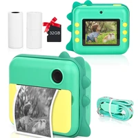 children instant camera print camera for kids 1080p video photo digital camera with print paper birthday gift for child girl boy