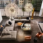 Современная светодиодная Подвесная лампа, комнатное освещение, лампа для гостиной, потолочная лампа, комнатные декоративные осветительные присветодиодный ы