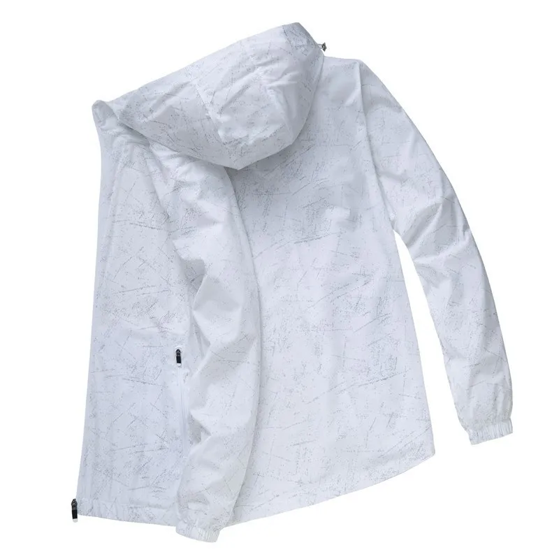 

new plus size 8XL 7XL Spring Quick Dry Men's Jackets Coats Windbreaker Summer Mens Brand Clothing Sun Protection Ultra Light
