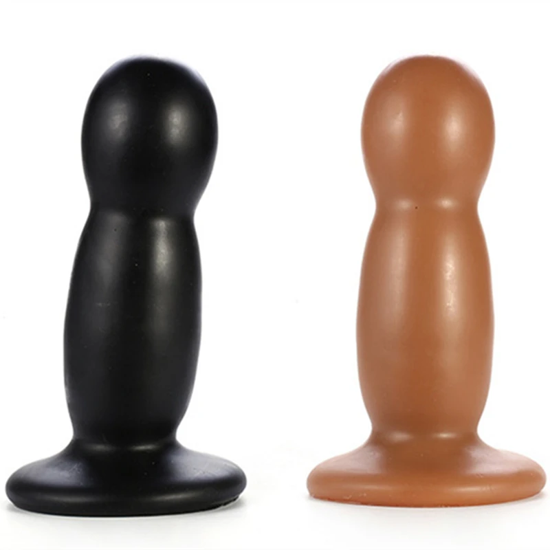 Большая Коричневая Анальная пробка унисекс для пожилых мужчин массажер простаты