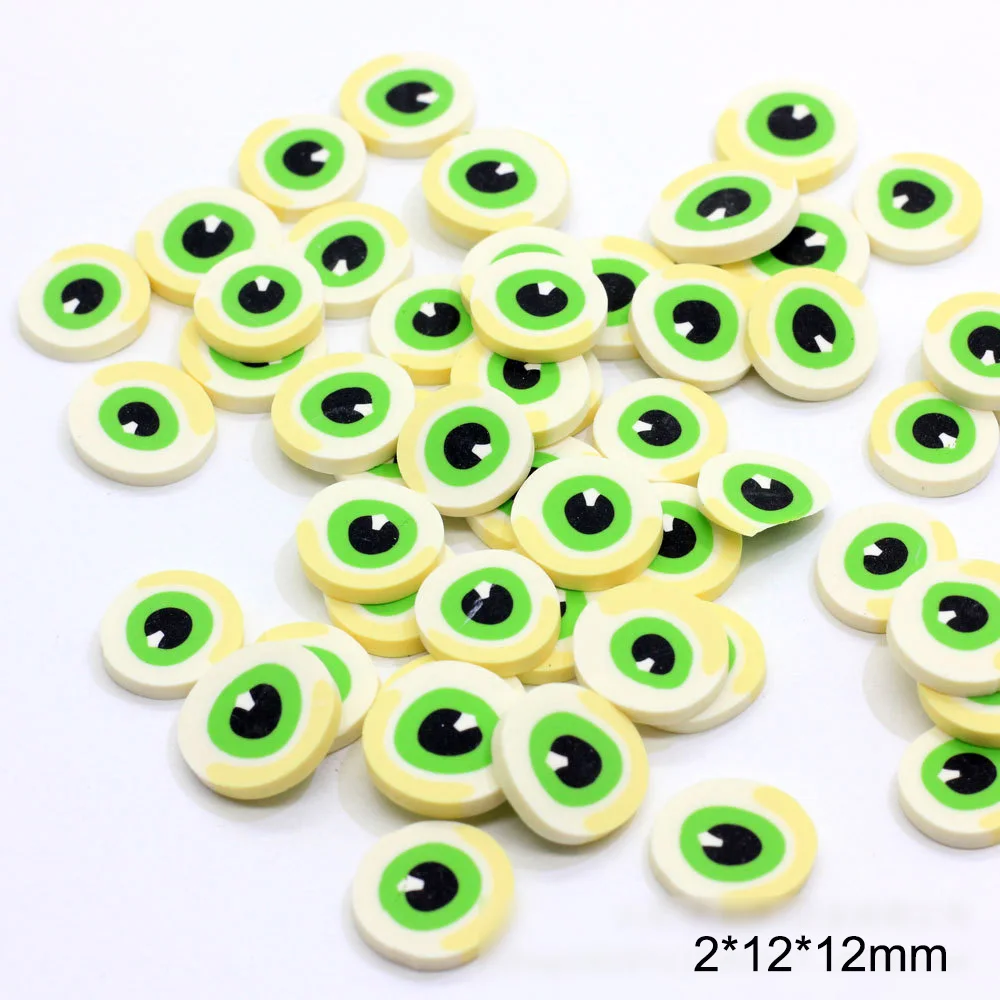 

20g Mini 3D Colorful Slices Polymer Soft Clay Sprinkles for Crafts DIY Dessert Cake Decorations DIY Tips 2*12*12mm