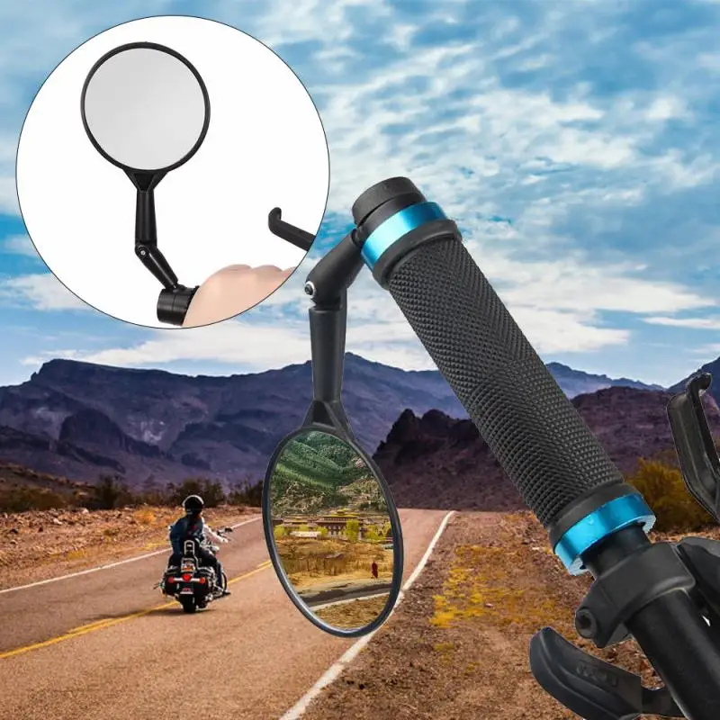 

Universal Bicycle Rearview Mirror 360 Rotatable Wide-Angle Cycling Rear View Mirrors Adjustable Bike Handlebar Mirror Accessorie