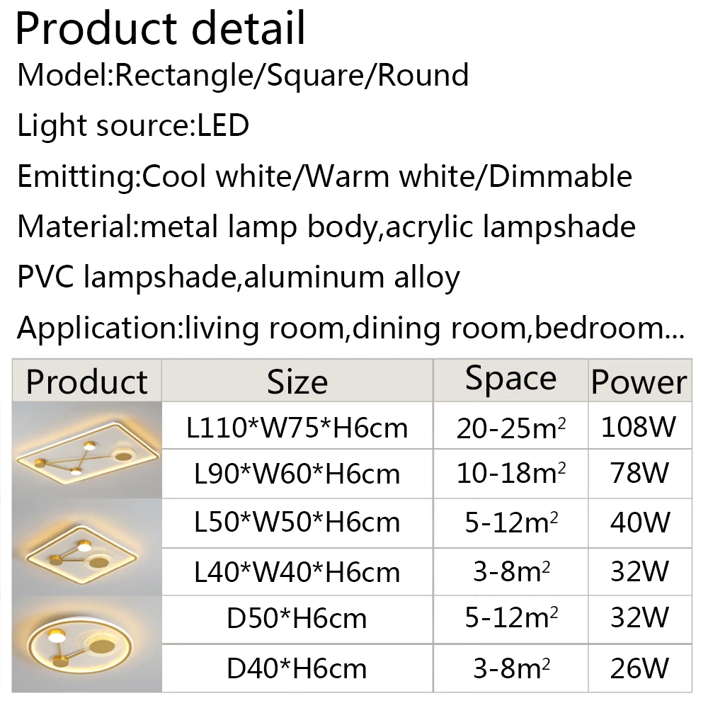 Современный светодиодный потолочный светильник Домашний Светильник люстра фойе