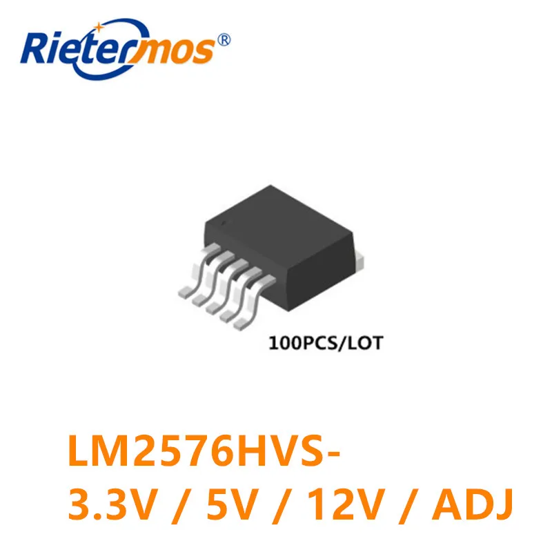 100 шт LM2576HVS-12 LM2576HVS LM2576HVS-5.0 LM2576HVSX-3.3 LM2576HVSX-ADJ LM2576HVSX LM2576HVSX-12 TO263 Сделано в Китае |